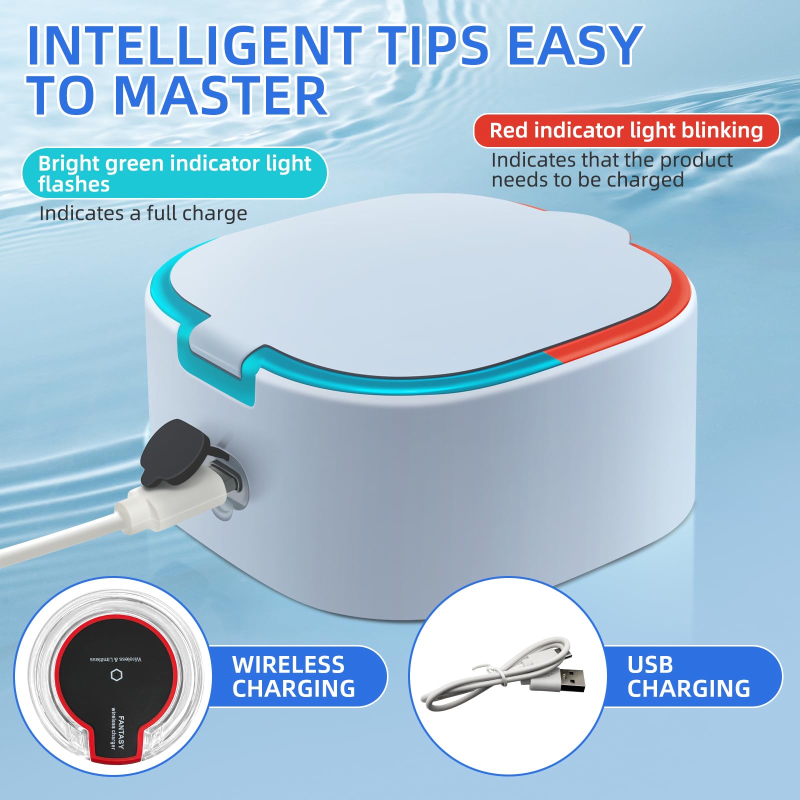 Built-in mirror in the UpaClaire case for quick inspections