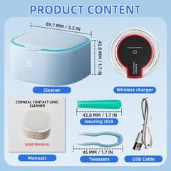 Specialized tweezers for safe lens handling during cleaning