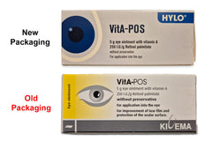 Close-up of the ointment texture showing a soft, creamy consistency for eye use.