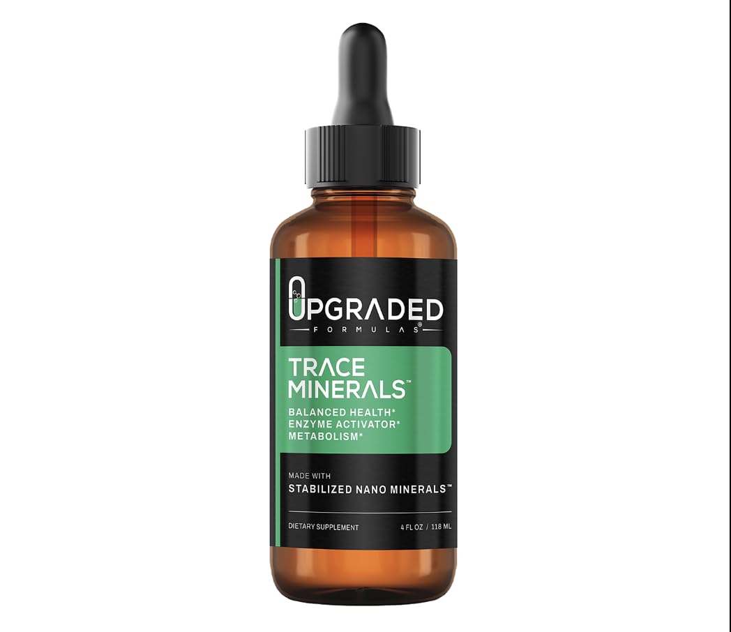 Upgraded Formulas Trace Minerals liquid nano minerals for enhanced absorption and daily support