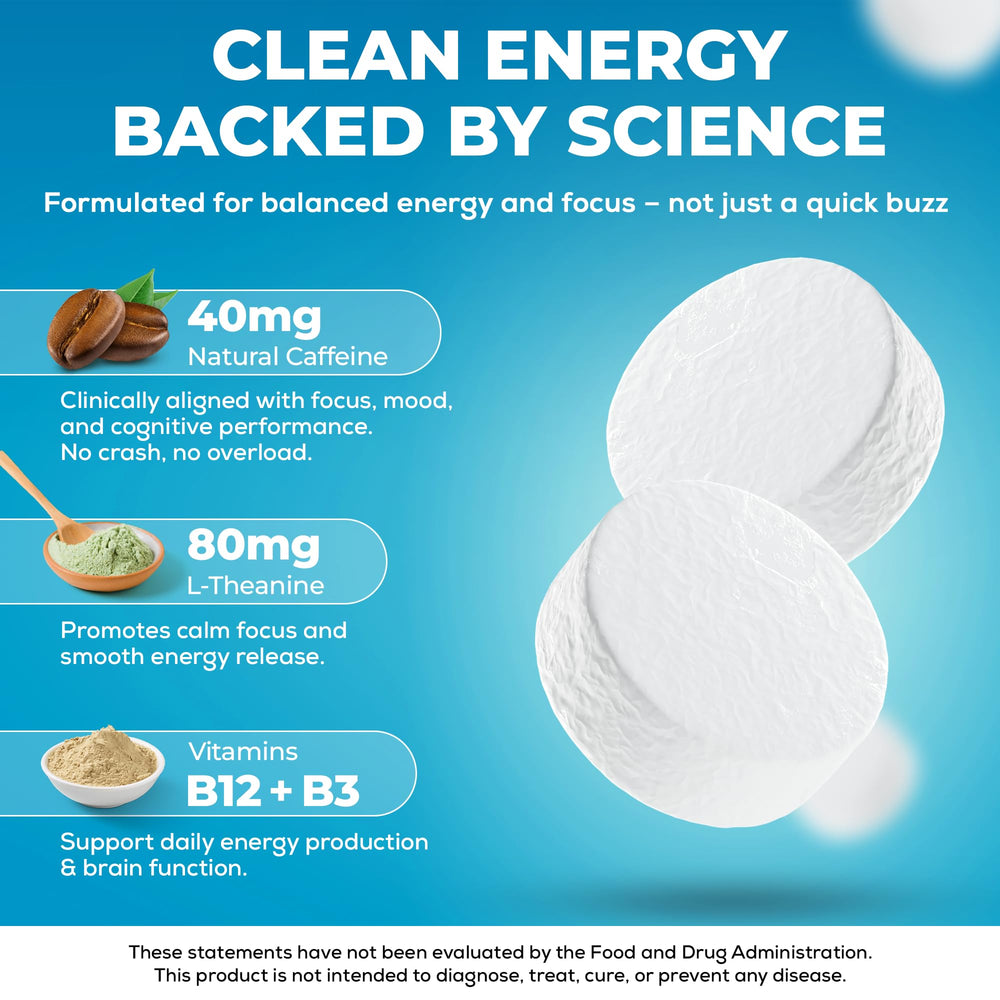 UPLIFE Energy Gum peppermint flavor closeup for refreshing mood boost
