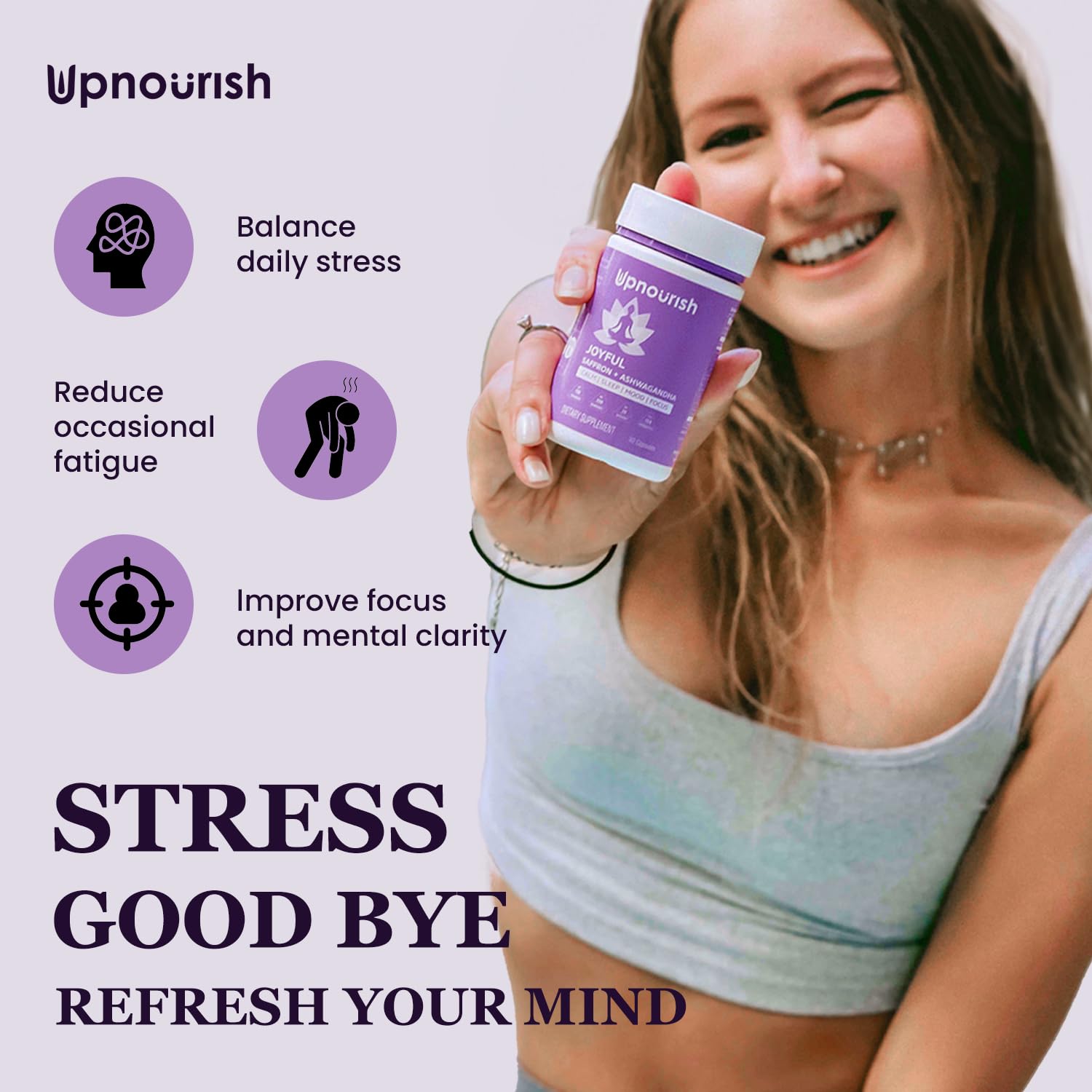 UpNourish daytime-energy scene visual implying sustained vitality.