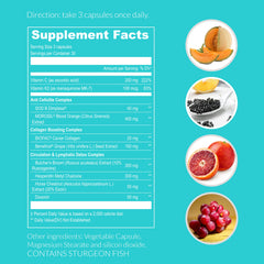 UpNourish leg wellness capsules closeup for leg comfort