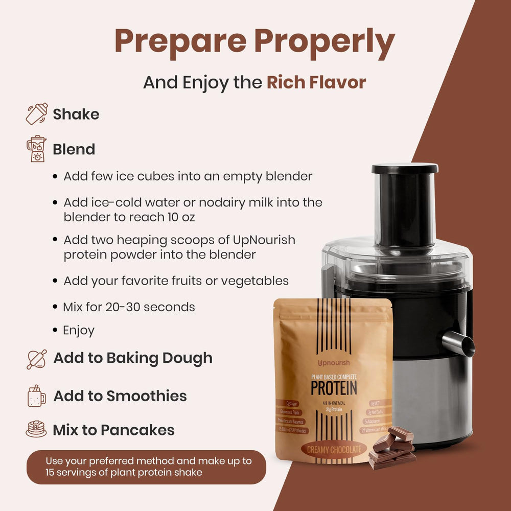 UpNourish packaging shows no sugar and no dairy, for keto-friendly nutrition.