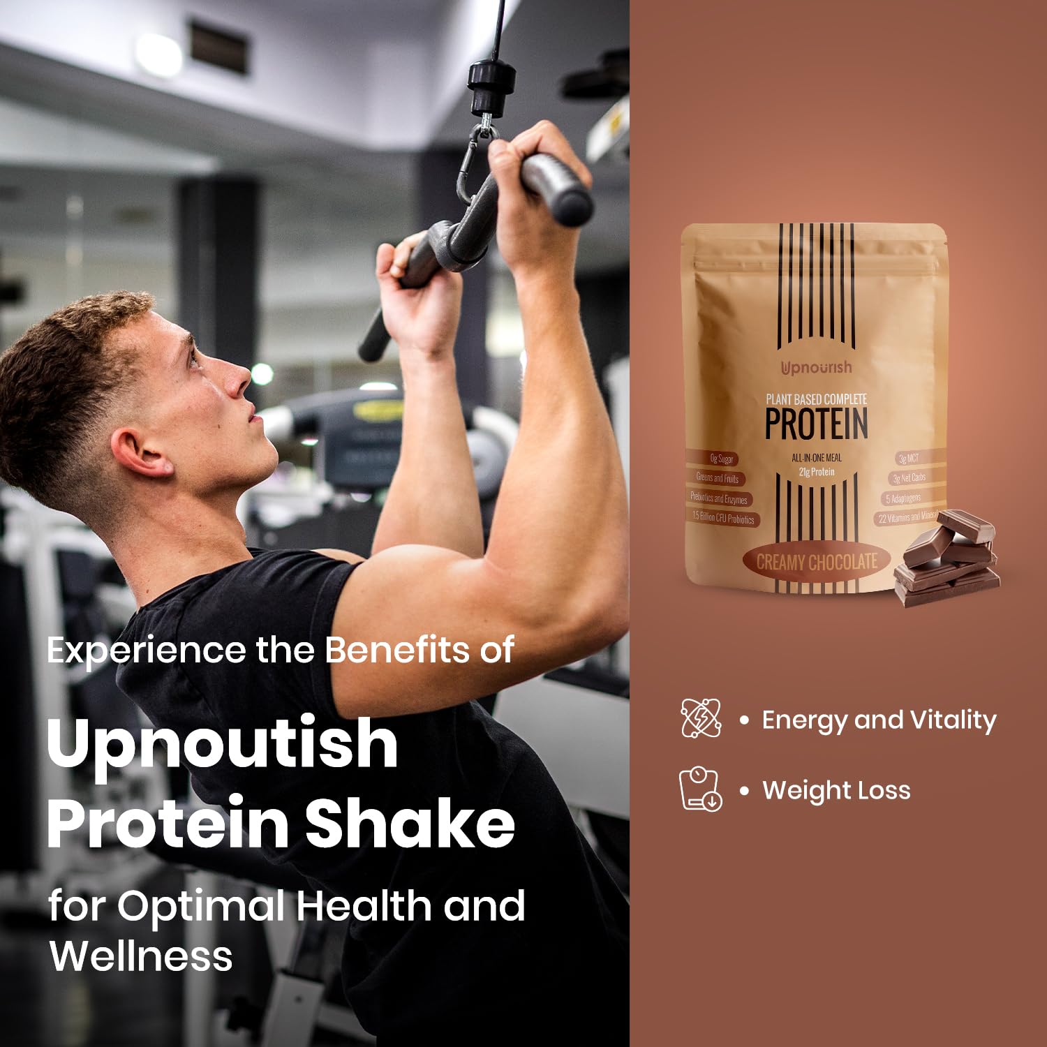 UpNourish serving delivers flavor and nourishment for busy days.