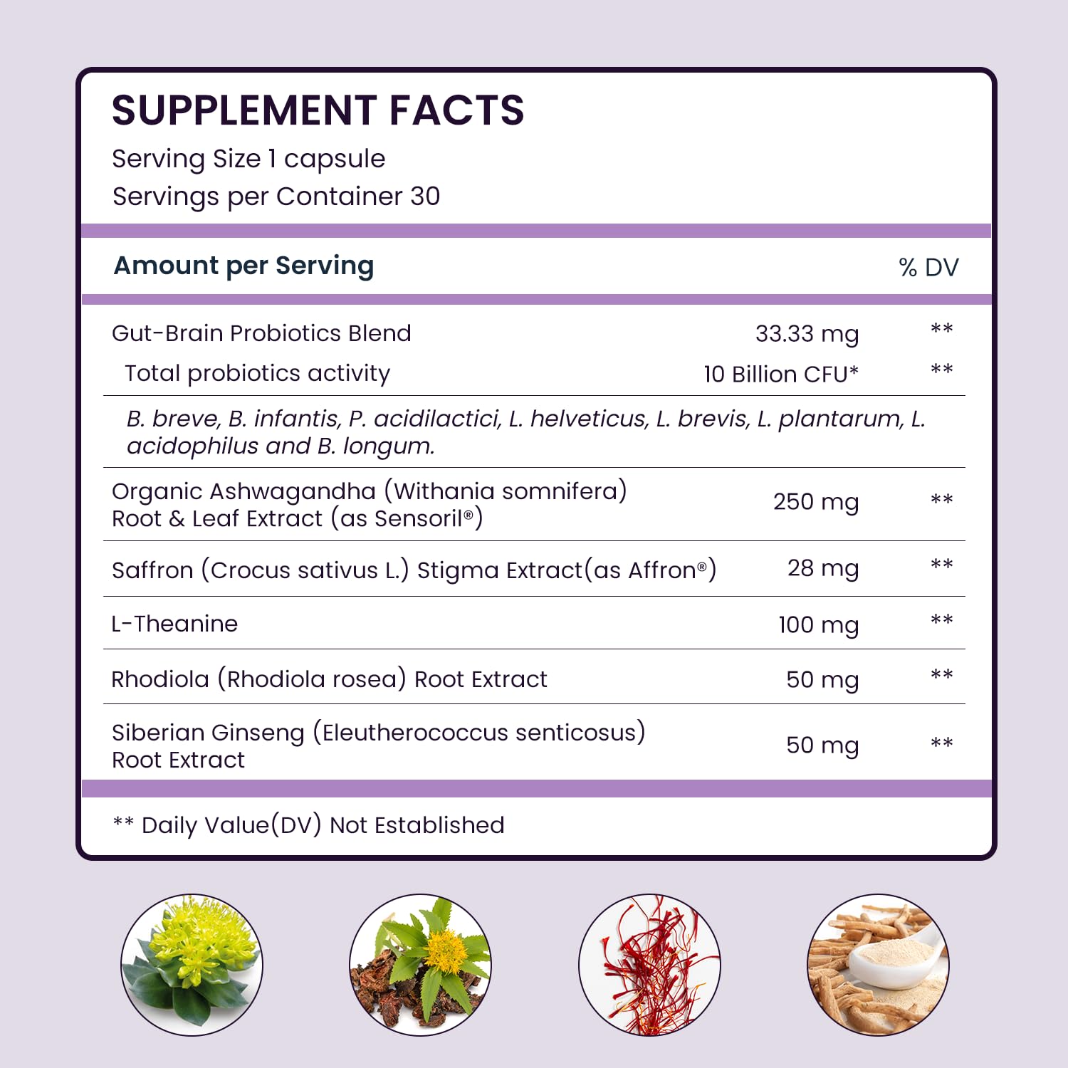 UpNourish vegan capsules closeup for convenient daily stress and focus support.