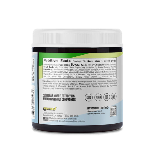 Uppermost Hydrate powder dispense demonstrates easy preparation after workouts.