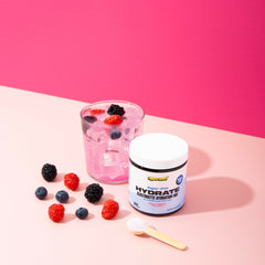 Uppermost Hydrate scoop measures electrolytes for daily use.