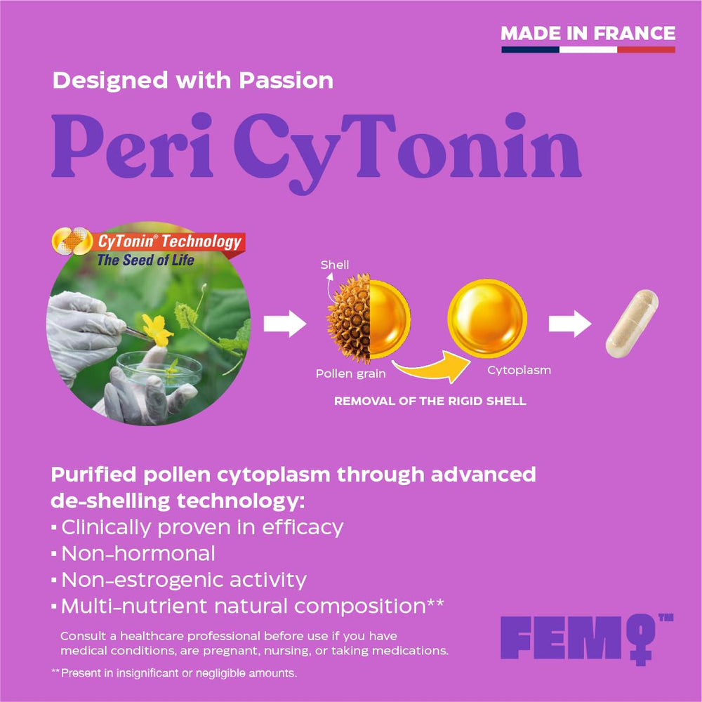 Upsa FEM Perimeno capsule close-up for easy daily intake.