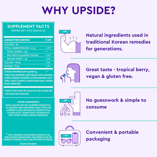 UPSIDE jelly sticks on-the-go single-serving packets ideal for travel and events