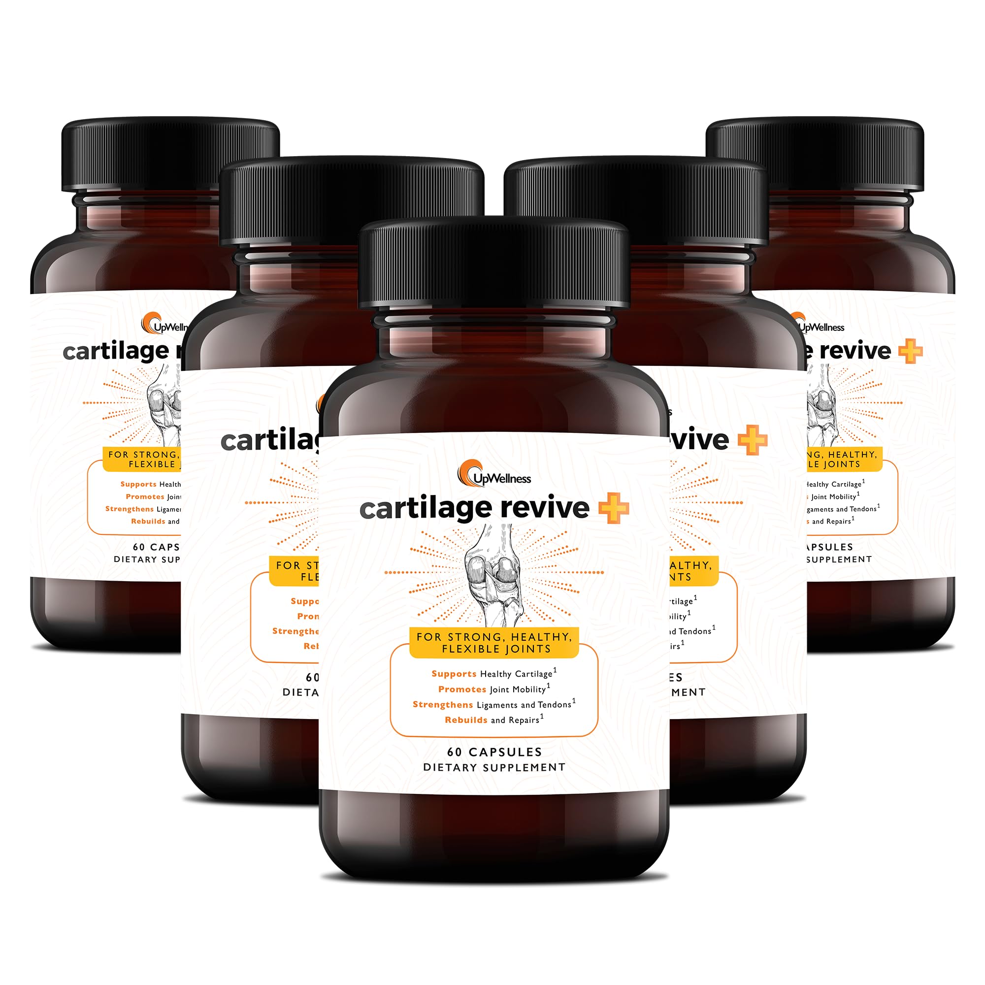 UpWellness Cartilage Revive bottle front for joint support.