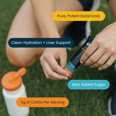 UpWellness LTV mixing-in-water scene shows versatile use before or after workouts.