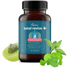 UpWellness Total Revive+ bottle front view promoting gut support