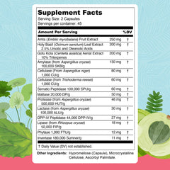 UpWellness Total Revive+ capsules digestive enzymes supporting digestion