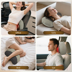 UQHH back massager converts to a lumbar cushion for chair or car use.