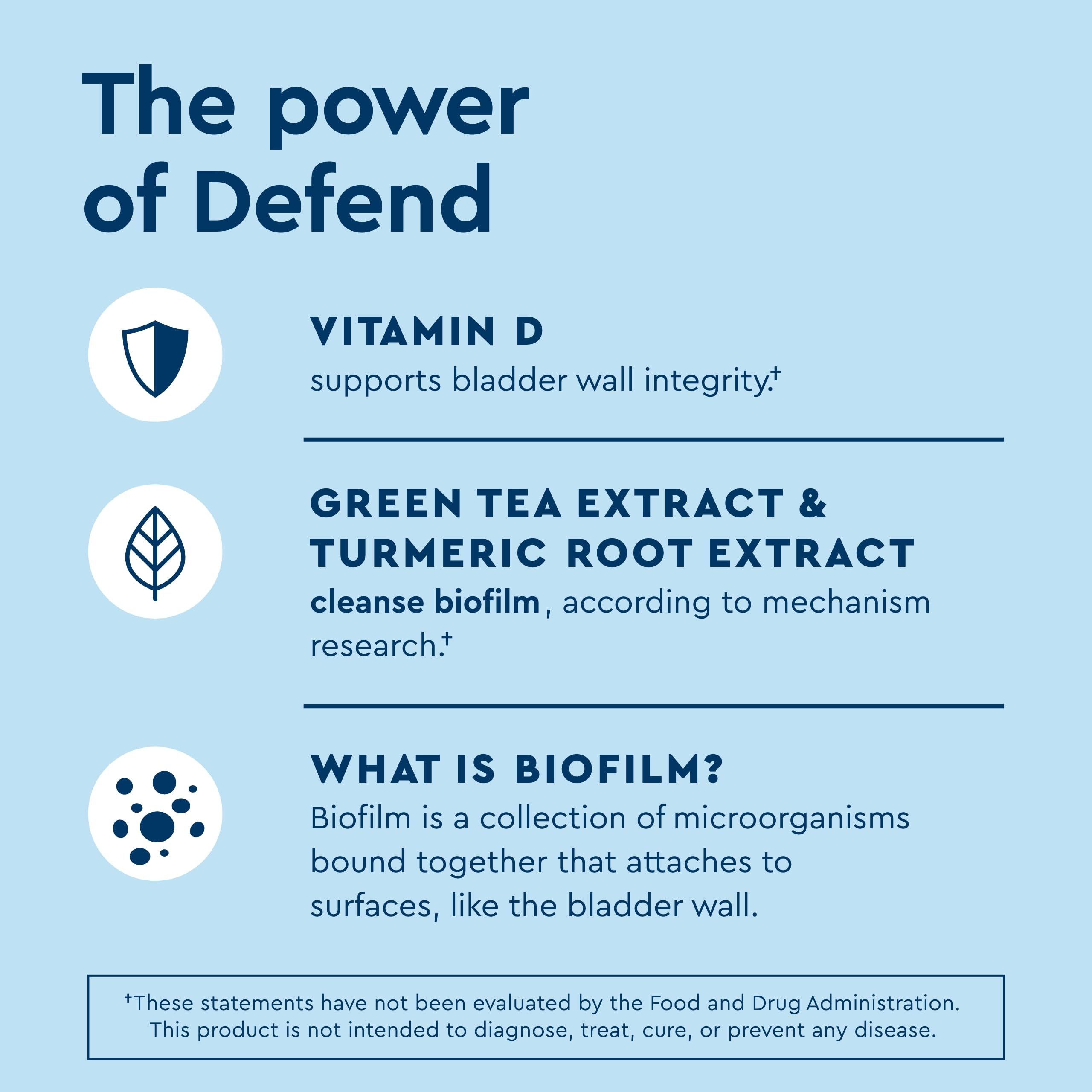Uqora Defend capsules close-up for easy daily intake.
