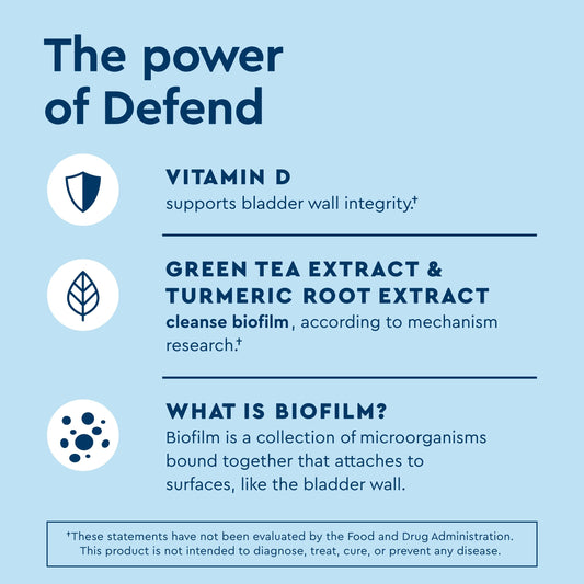 Uqora Defend capsules close-up for easy daily intake.