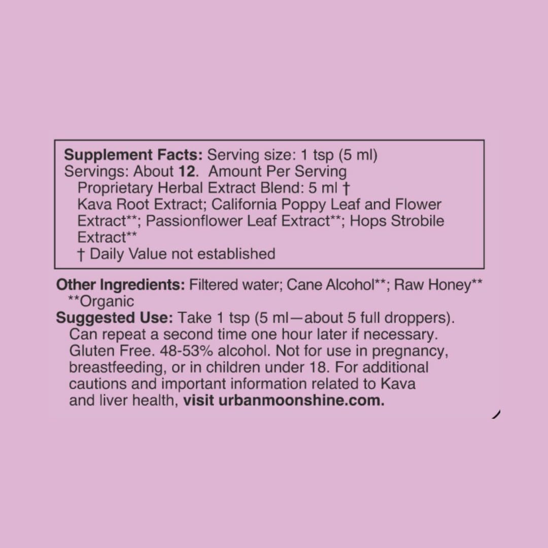 Hit The Hay organic herbal blend on a calm night routine setup.