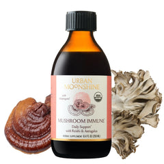 Urban Moonshine Mushroom Immune bottle front for daily immune support.