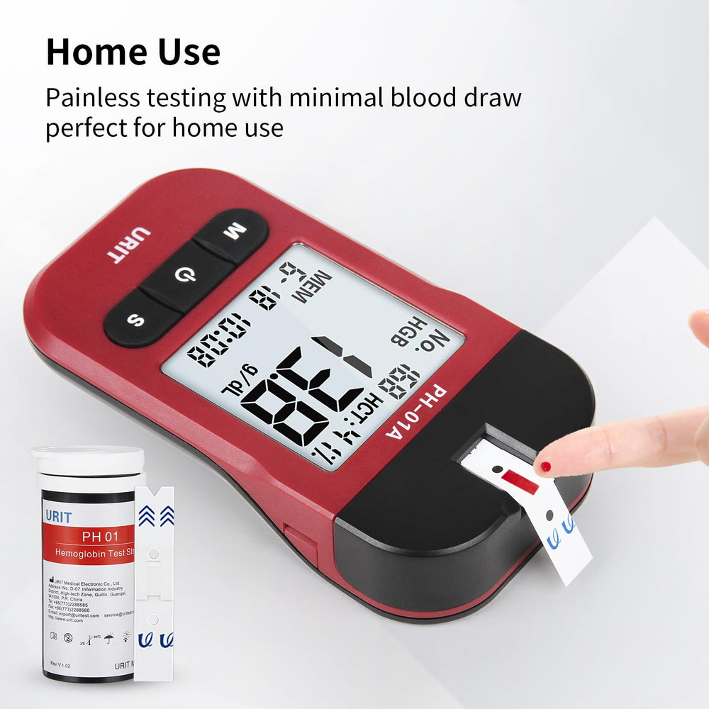 URIT storage bag with meter keeps data and accessories organized