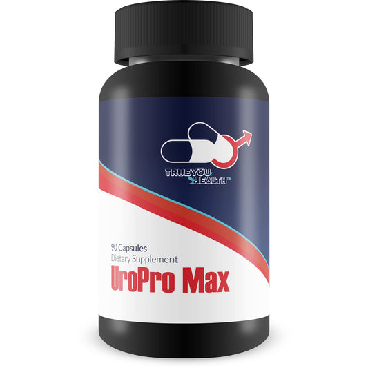 URO Pro Max bottle front showing natural prostate support for daily comfort.