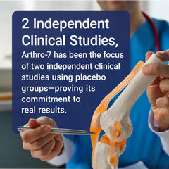 CMO ingredient visual beside Arthro-7 bottle illustrating supportive components.