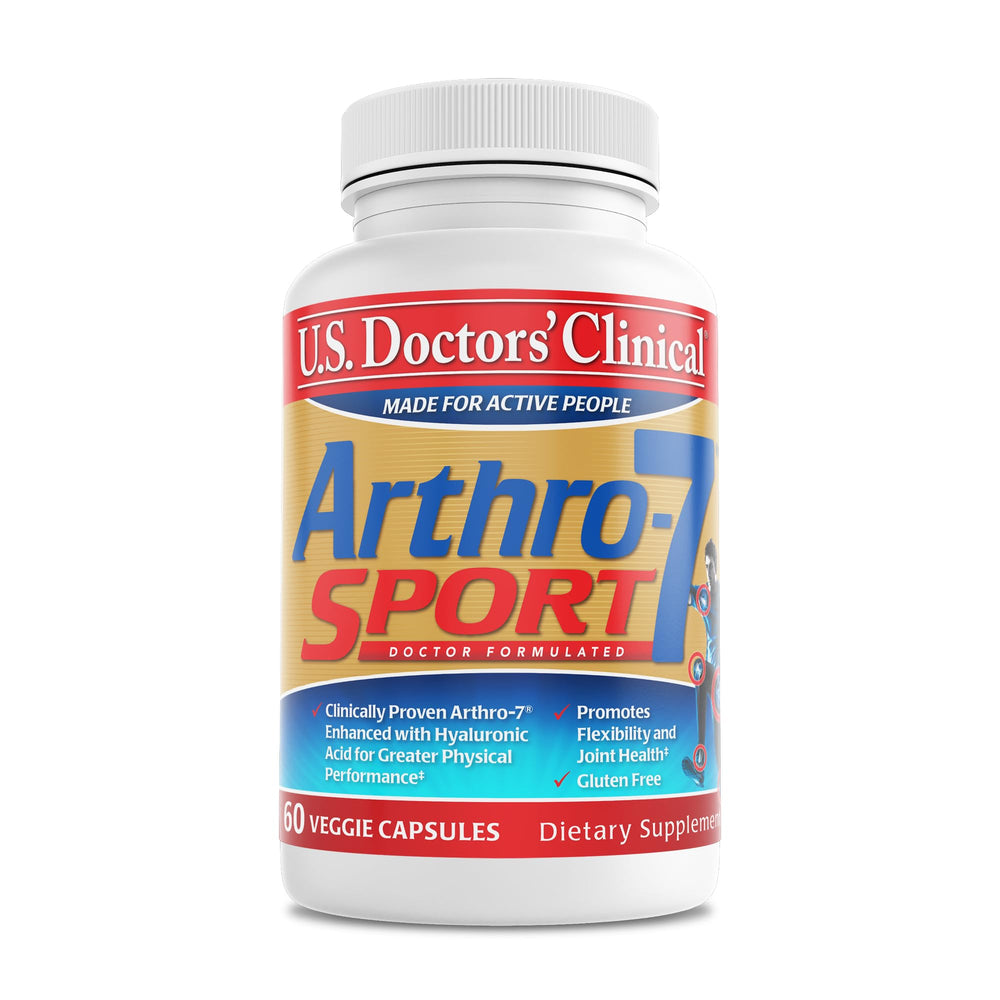 US Doctors’ Clinical Arthro-7 Sport bottle front promoting joint mobility