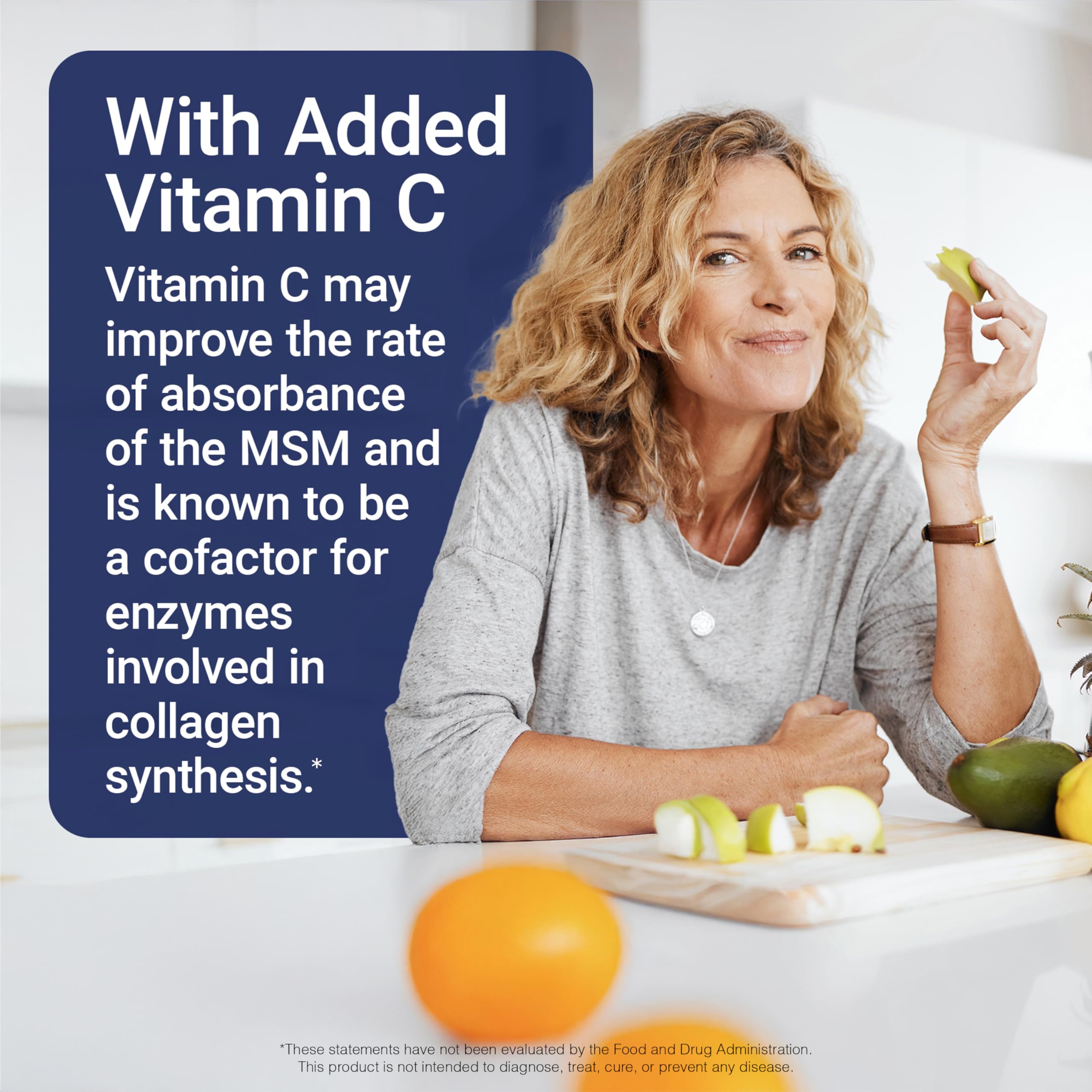 Arthro8 bottle on kitchen counter suggests easy daily routine.