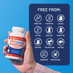 US Doctors' Clinical Prostata Advanced box and bottle on clean surface.