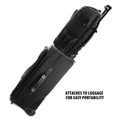 USA Gear CPAP Backpack integrated rain cover deployed for weather protection.