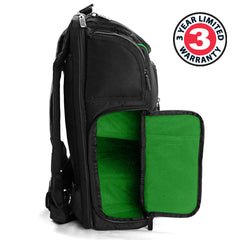 USA Gear CPAP backpack side zip access for quick CPAP machine reach