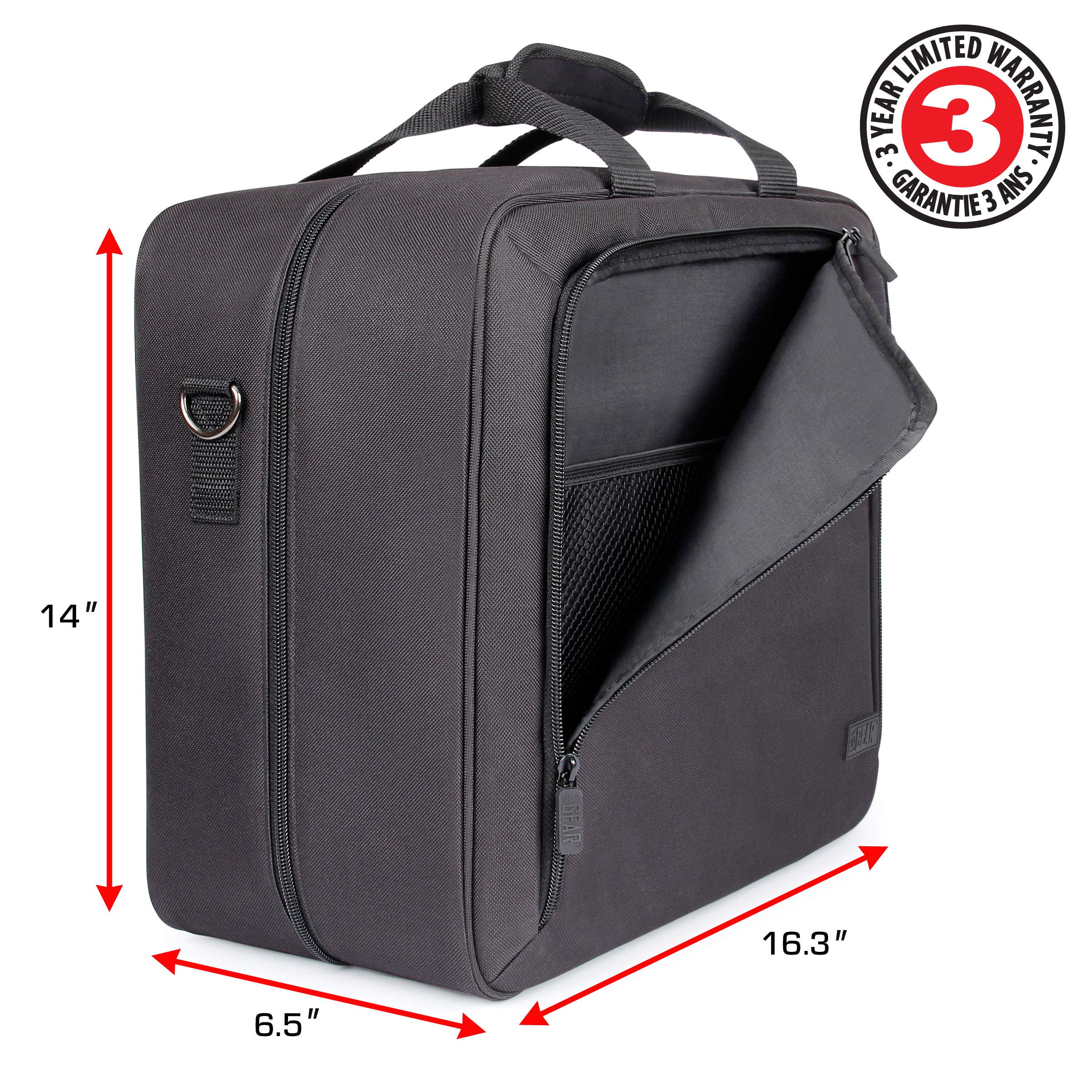 USA Gear XL CPAP bag interior customizable for organized gear