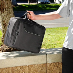 USA Gear XL CPAP bag padded shoulder strap enables comfortable carrying.
