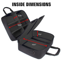 USA Gear XL CPAP bag water-resistant base shields against moisture.