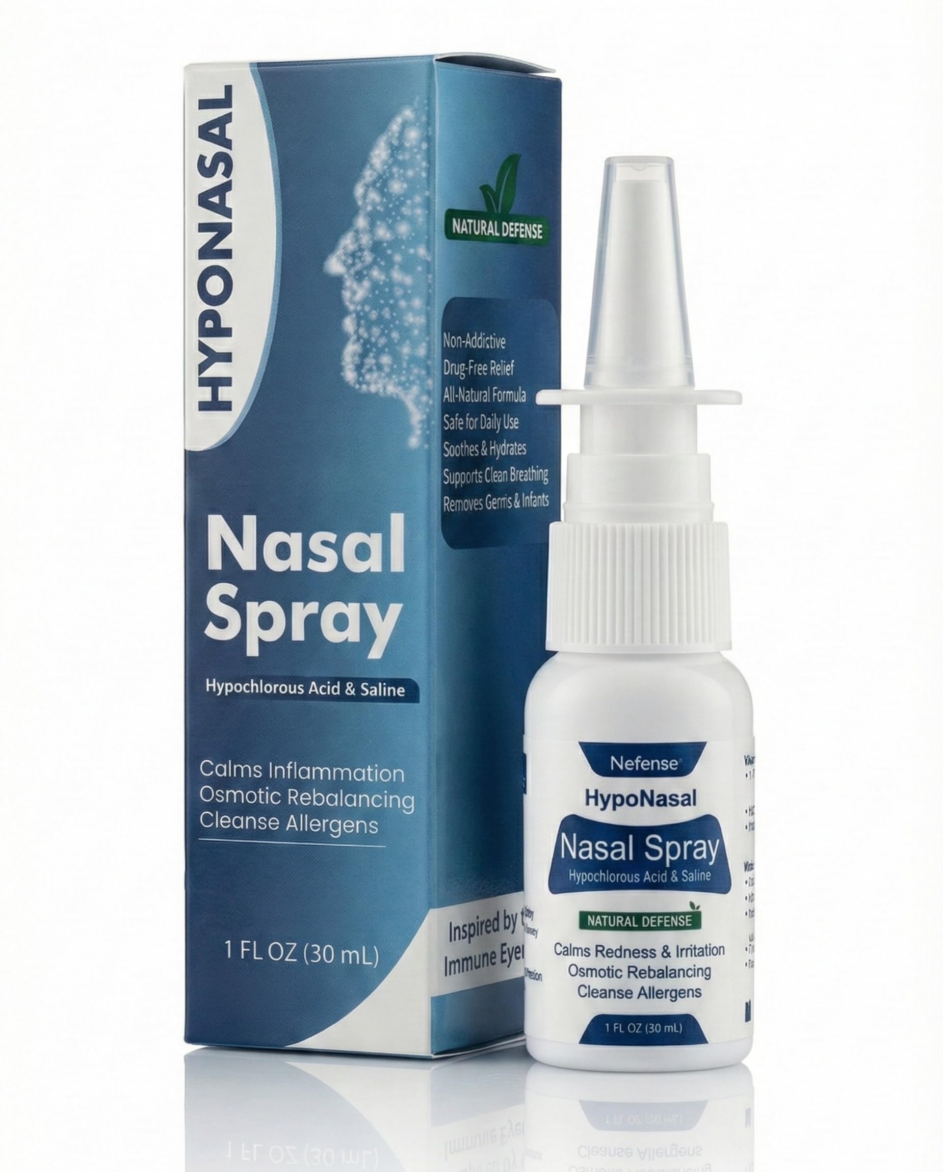 USA-GUARD HypoNasal 2-pack packaging displayed for convenient regular use.