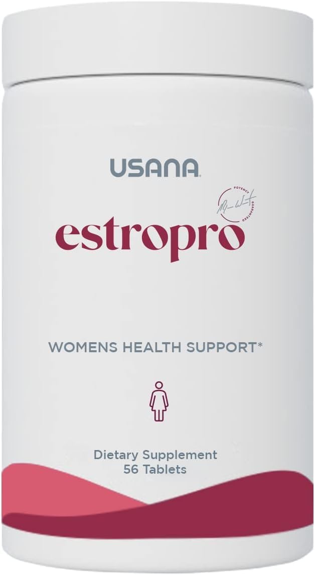 USANA EstroPro bottle front view for menopause support