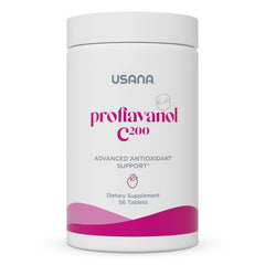 USANA Proflavanol C200 bottle front showing daily antioxidant support