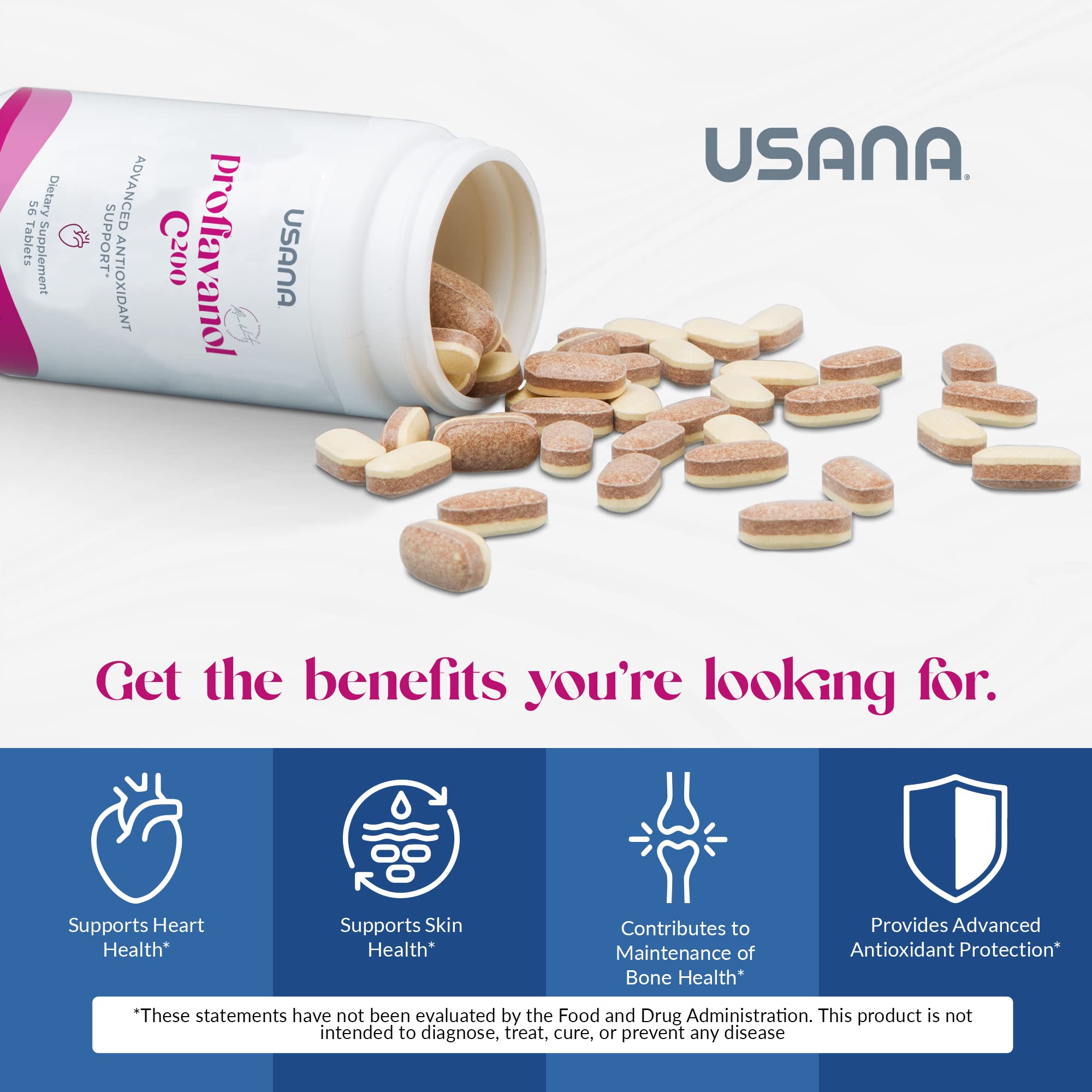 USANA Proflavanol C200 packaging scene for daily routine integration