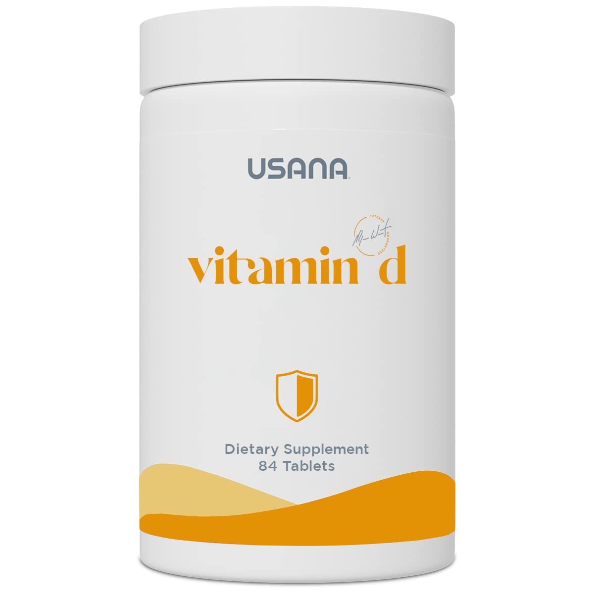 USANA Vitamin D 2000 IU bottle front view supports daily immune health and bone function