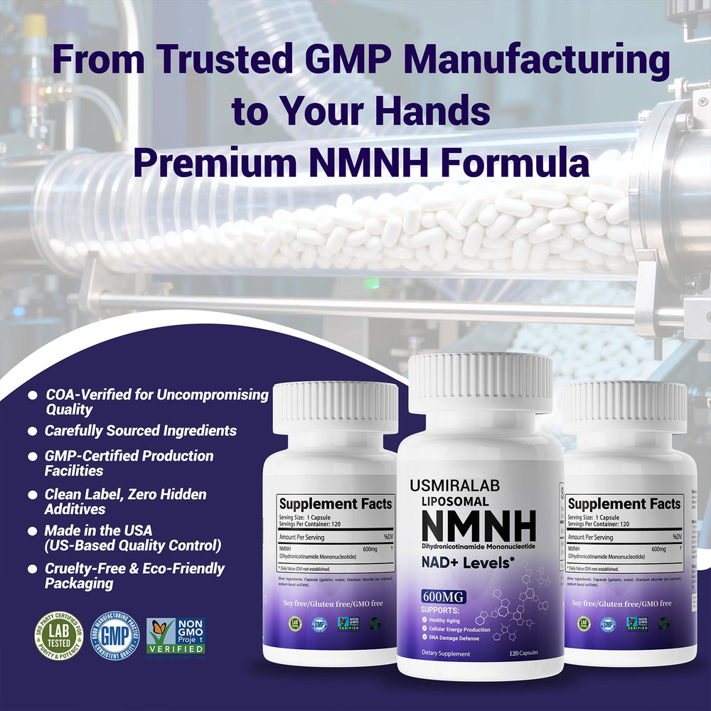 USMIRALAB USA-made cgmp facility seal to illustrate quality origin