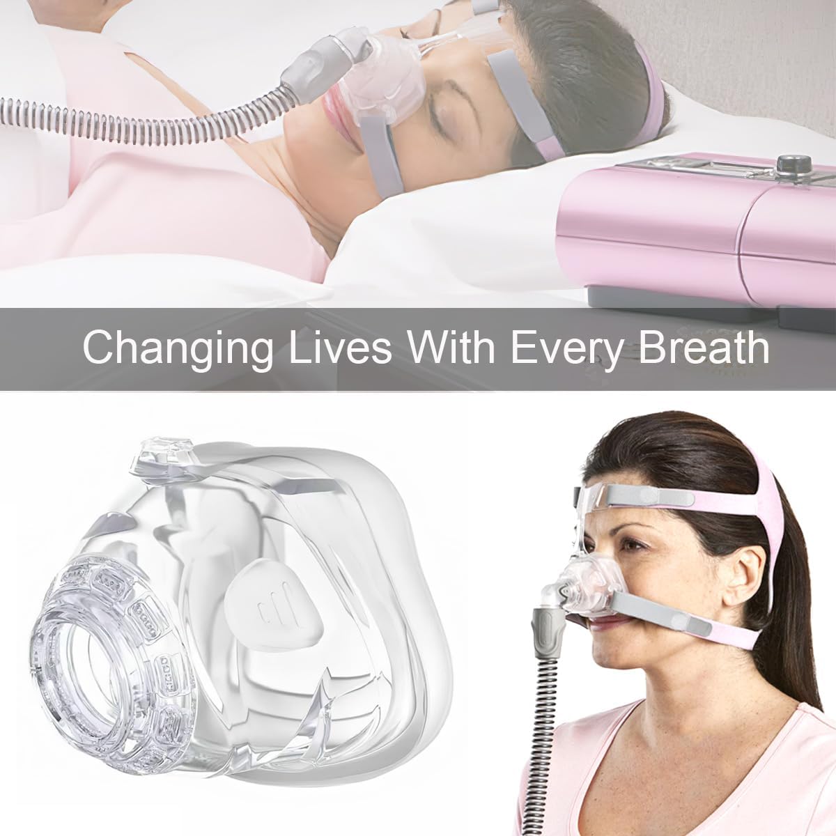 USNUANNU dual-wall cushion for Mirage FX delivers stable seal during sleep