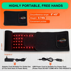 USUIE therapy belt wearable design emphasizes ergonomic fit and comfort.
