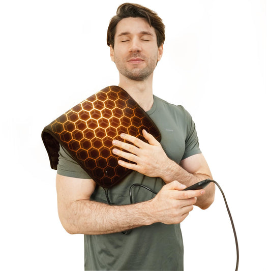 UTK 30s Fast Heating Pad targets back pain with deep infrared warmth.