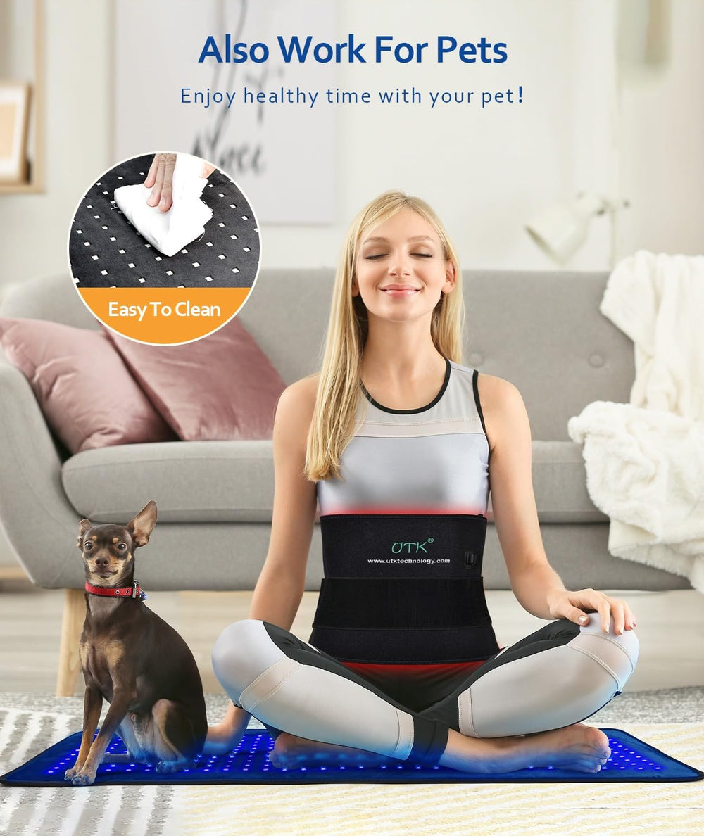 UTK blanket includes three pulse settings to customize rhythm and feel.