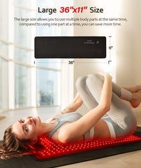UTK light therapy offers five power levels for personalized comfort and intensity.