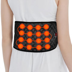 UTK cordless infrared belt front view shows portable heat for the back.