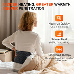 UTK cordless heating pad abdomen heat for core comfort
