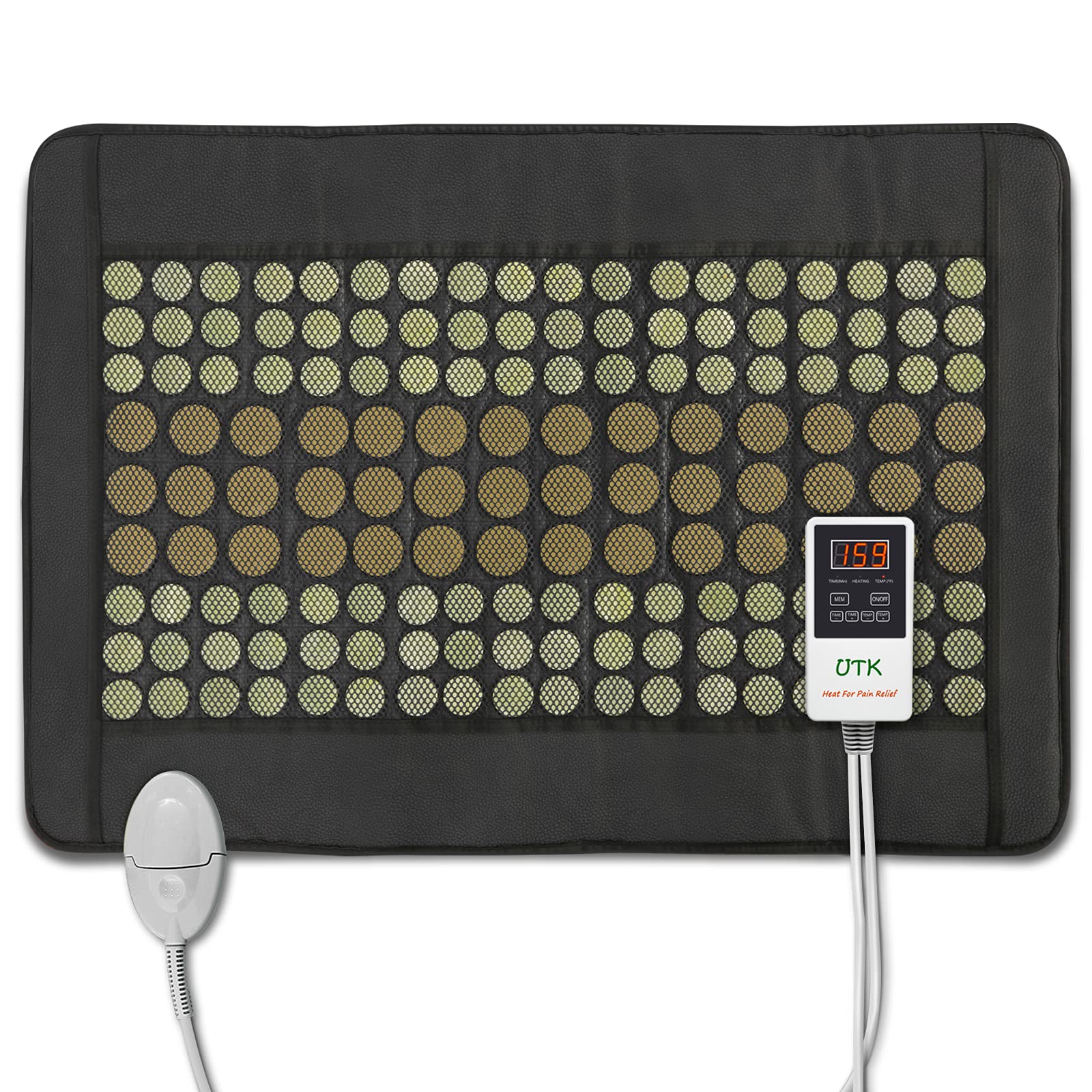 UTK far infrared heating pad for back coverage promotes relaxation and targeted warmth