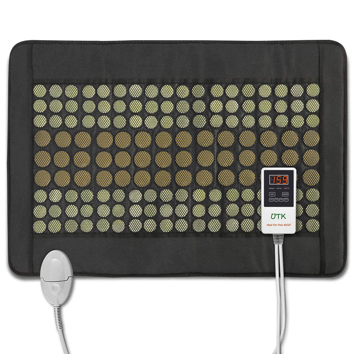 UTK far infrared heating pad for back coverage promotes relaxation and targeted warmth