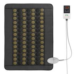 UTK far infrared heating pad with tourmaline stones delivers deep thermotherapy for targeted back relief.